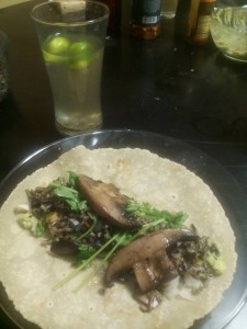 Okimma Zo - alkaline Mushroom Taco